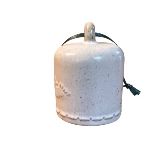 NORDIC CERAMIC BELL DOVE BIRD ORNAMENT Christmas 2023 HEARTH & HAND w Magnolia - Picture 2 of 5